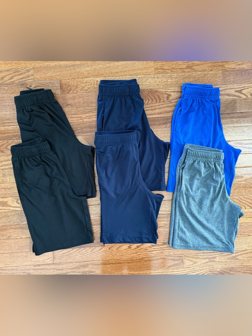 Old Navy Boys Active Shorts - Black, Navy, Royal Blue, Grey Pack